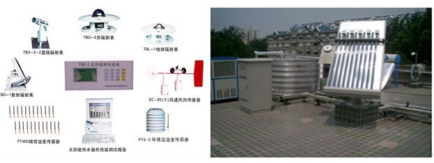 太陽集熱管熱性能測試系統