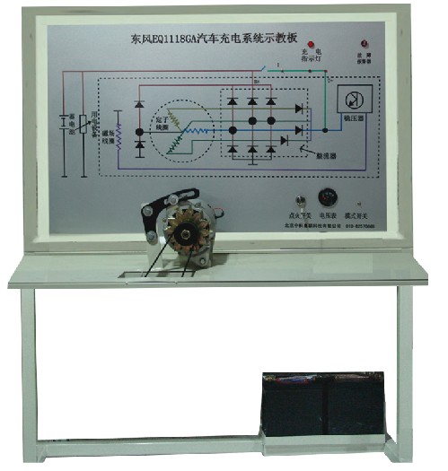 東風EQ1118GA汽車充電系統示教板,http://www.edulg.com