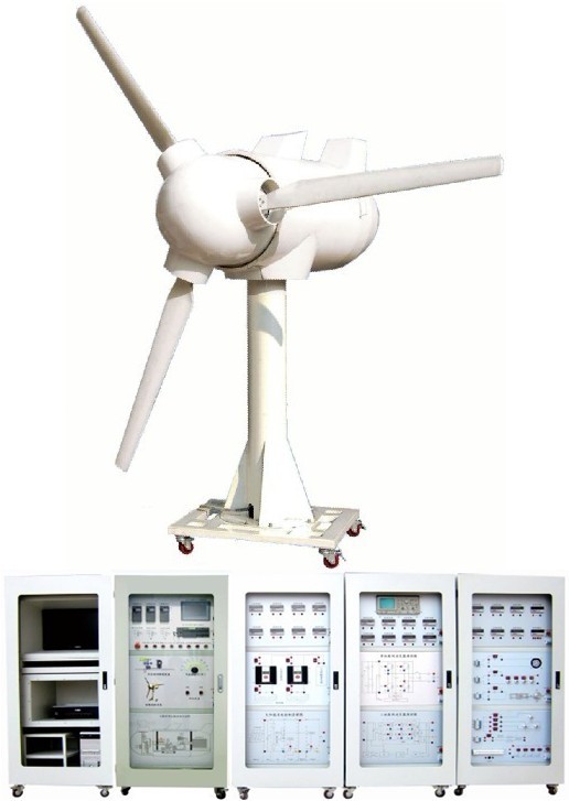 LG-LB02型 輪轂旋轉變槳機艙跟蹤發電整流逆變實訓裝置(至尊型)